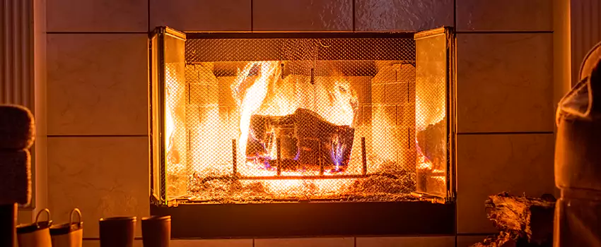Mendota Hearth Landscape Fireplace Installation in Glassboro, New Jersey