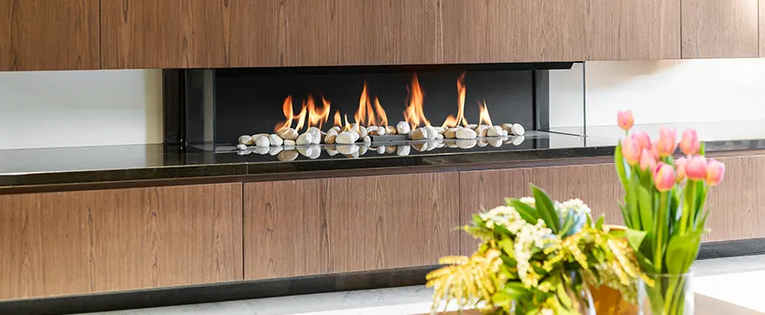 Double-height Fireplace Design Refurbishment in Glassboro, New Jersey
