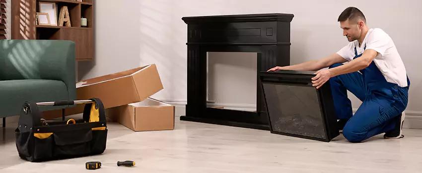 Old Rusted Metal Fireplace Repair And Replacement in Glassboro, NJ